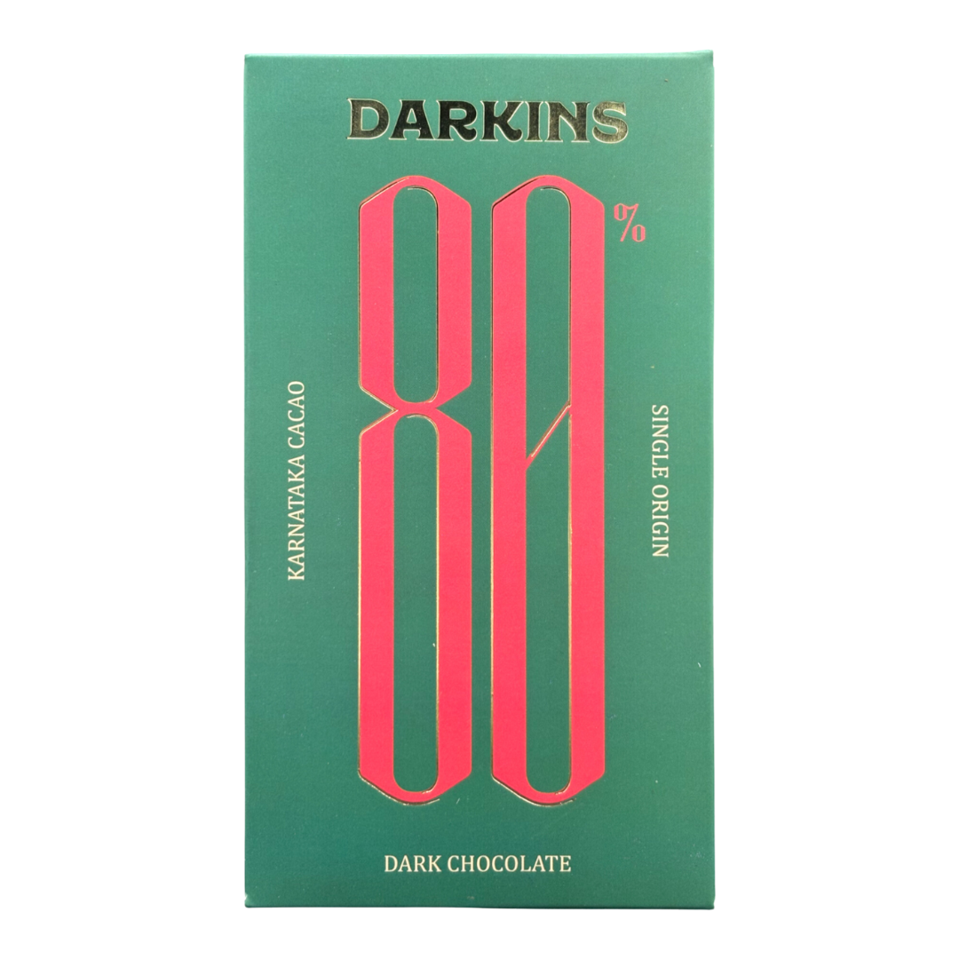 Load image into Gallery viewer, 80% Single Origin Dark Chocolate- Karnataka - Darkins Chocolates