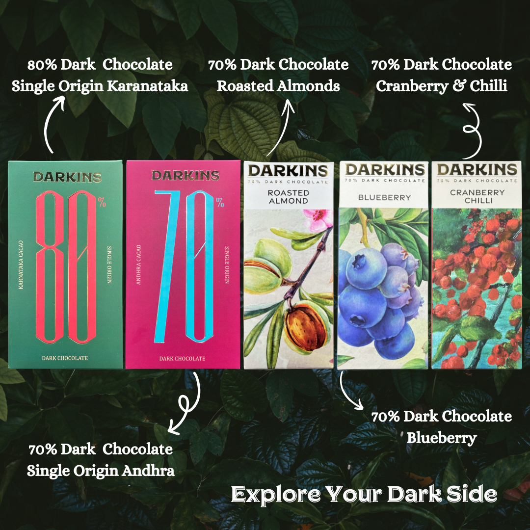 Load image into Gallery viewer, Explore Your Dark Side Tasting Pack (5 x35g) - Darkins Chocolates