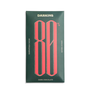 80% Single Origin Dark Chocolate- Karnataka - Darkins Chocolates