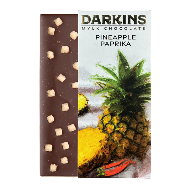 Mylk Chocolate with Pineapple & Paprika - Darkins Chocolates
