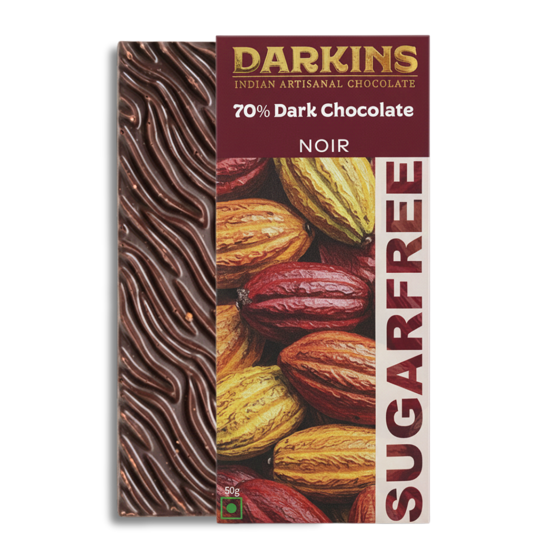 70% Dark Chocolate Noir (Sugarfree)