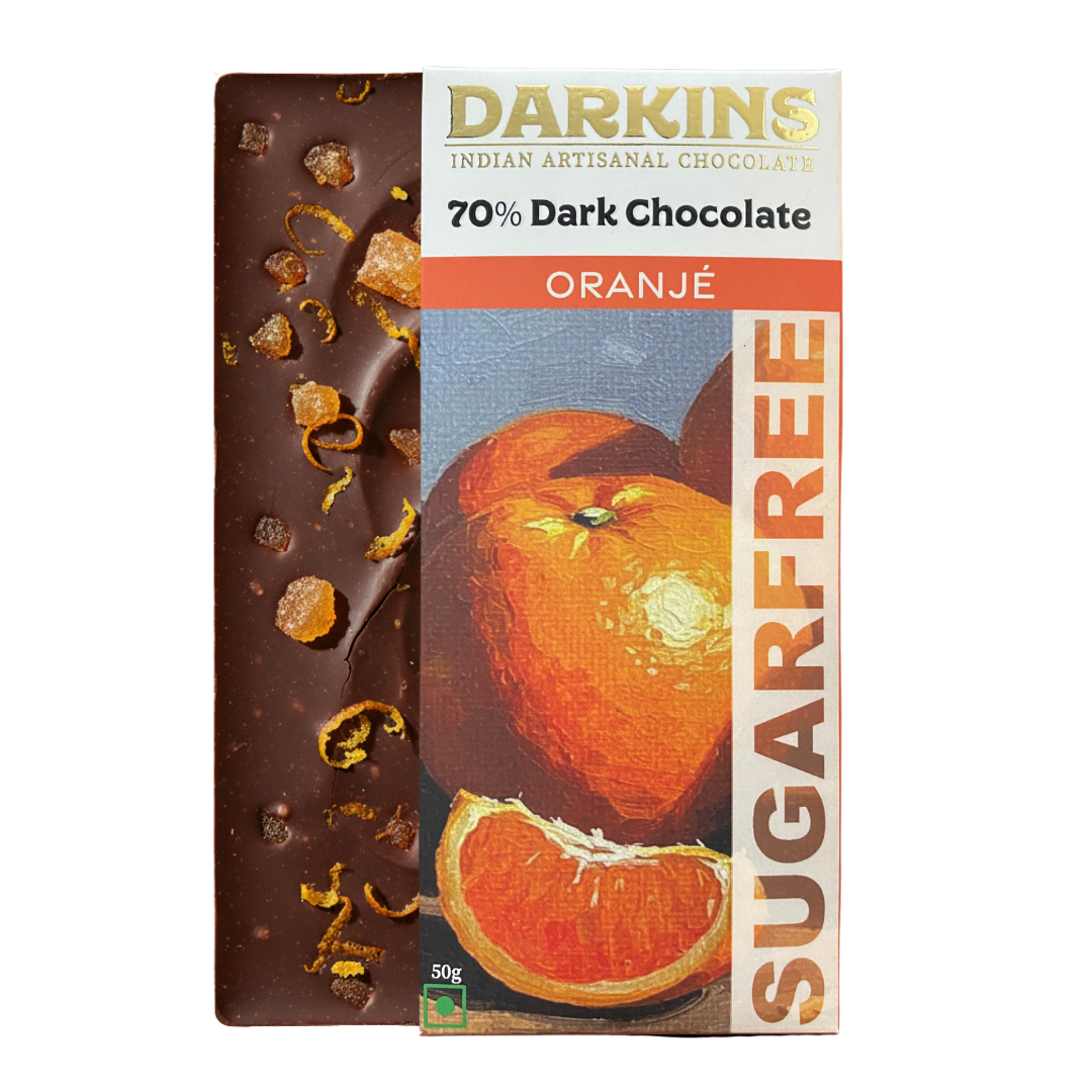 Load image into Gallery viewer, 70% Dark Chocolate Oranjé (Sugarfree)