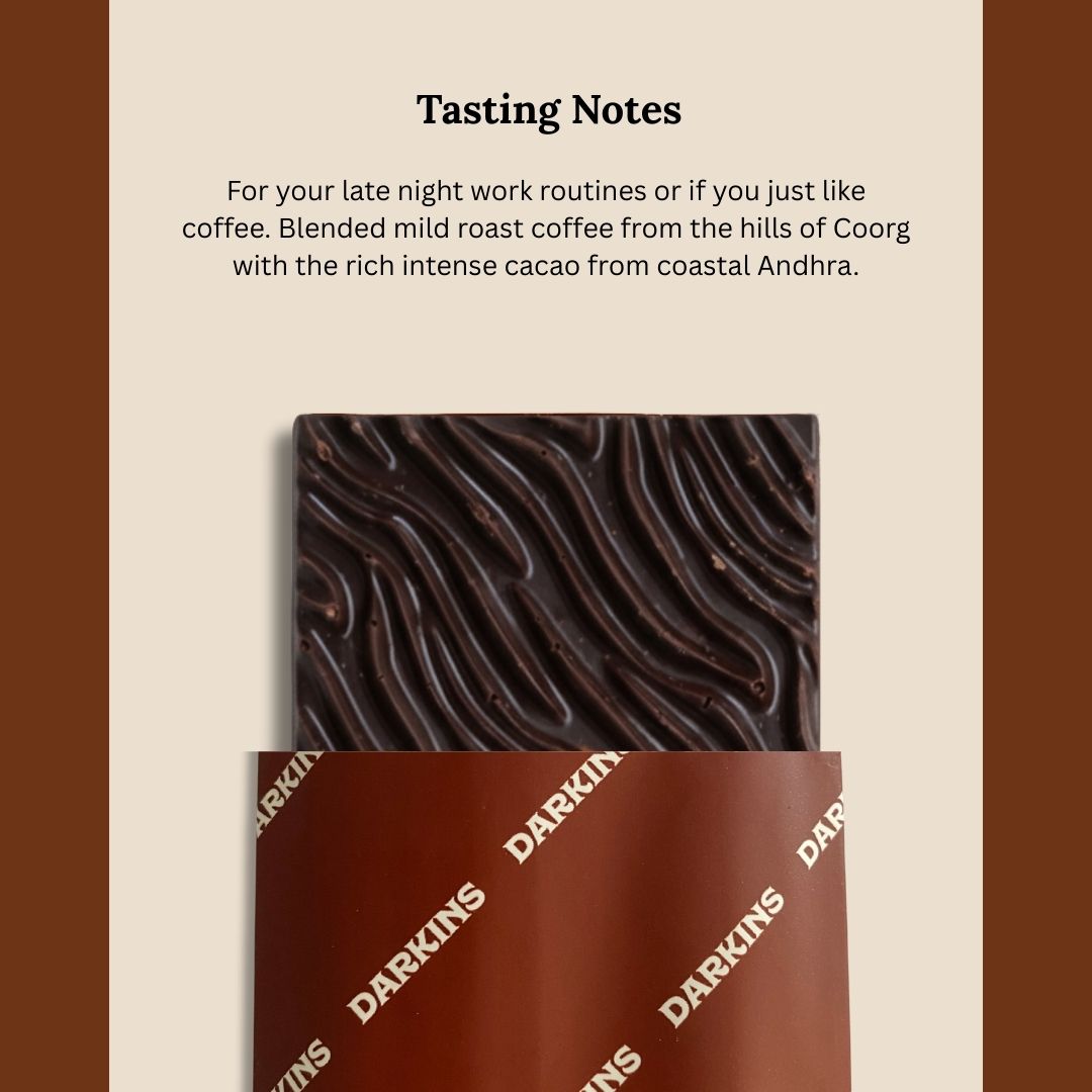 Load image into Gallery viewer, 65% Dark Chocolate with Coffee - Darkins Chocolates