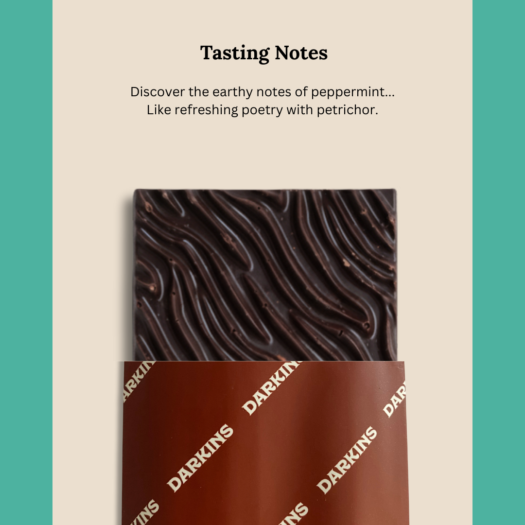 Load image into Gallery viewer, 63% Artisanal Dark Chocolate with Peppermint - Darkins Chocolates