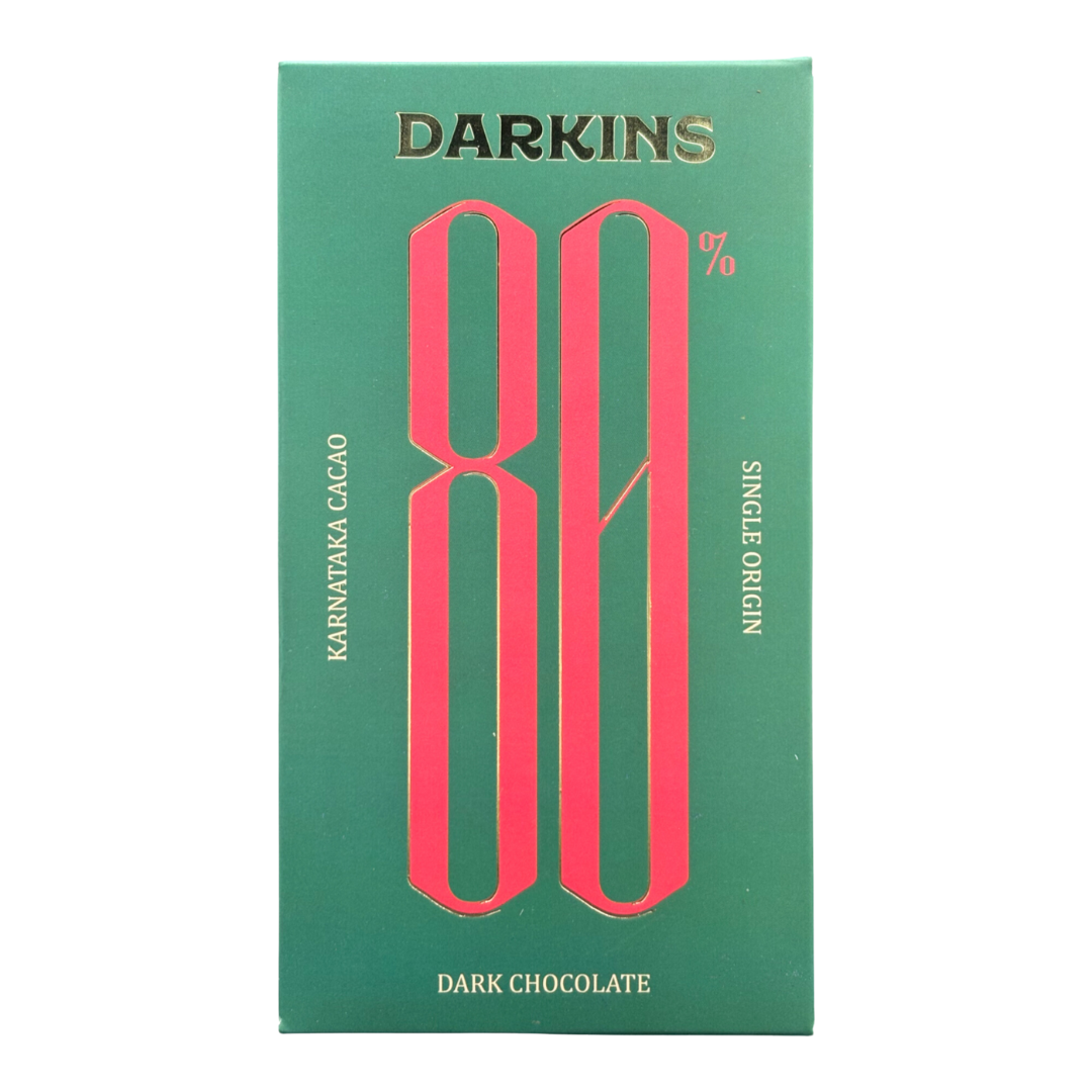 80% Single Origin Dark Chocolate- Karnataka