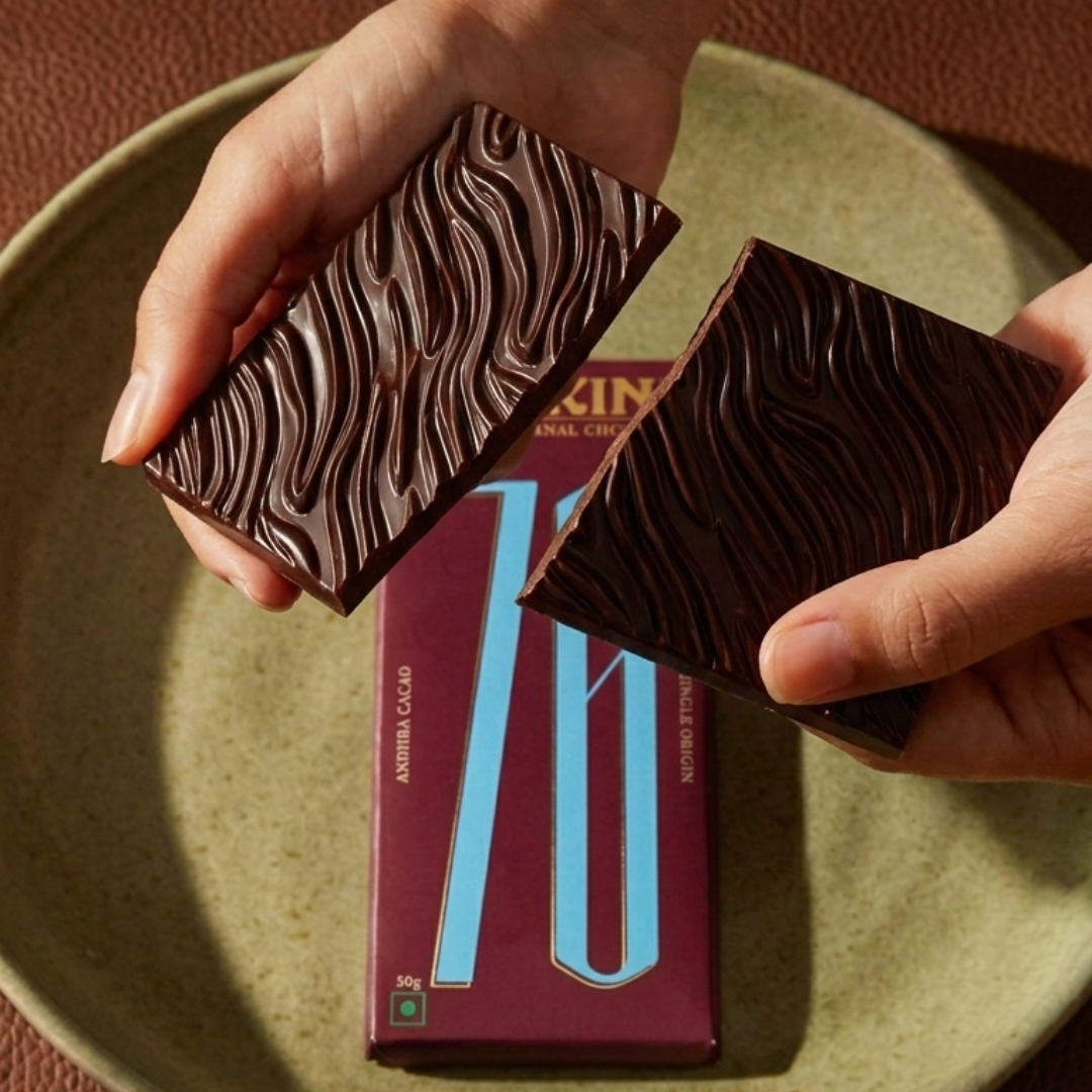 70% Single Origin Dark Chocolate- Andhra Pradesh - Darkins Chocolates