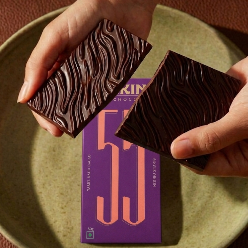 Load image into Gallery viewer, 55% Single Origin Dark Chocolate- Tamil Nadu - Darkins Chocolates