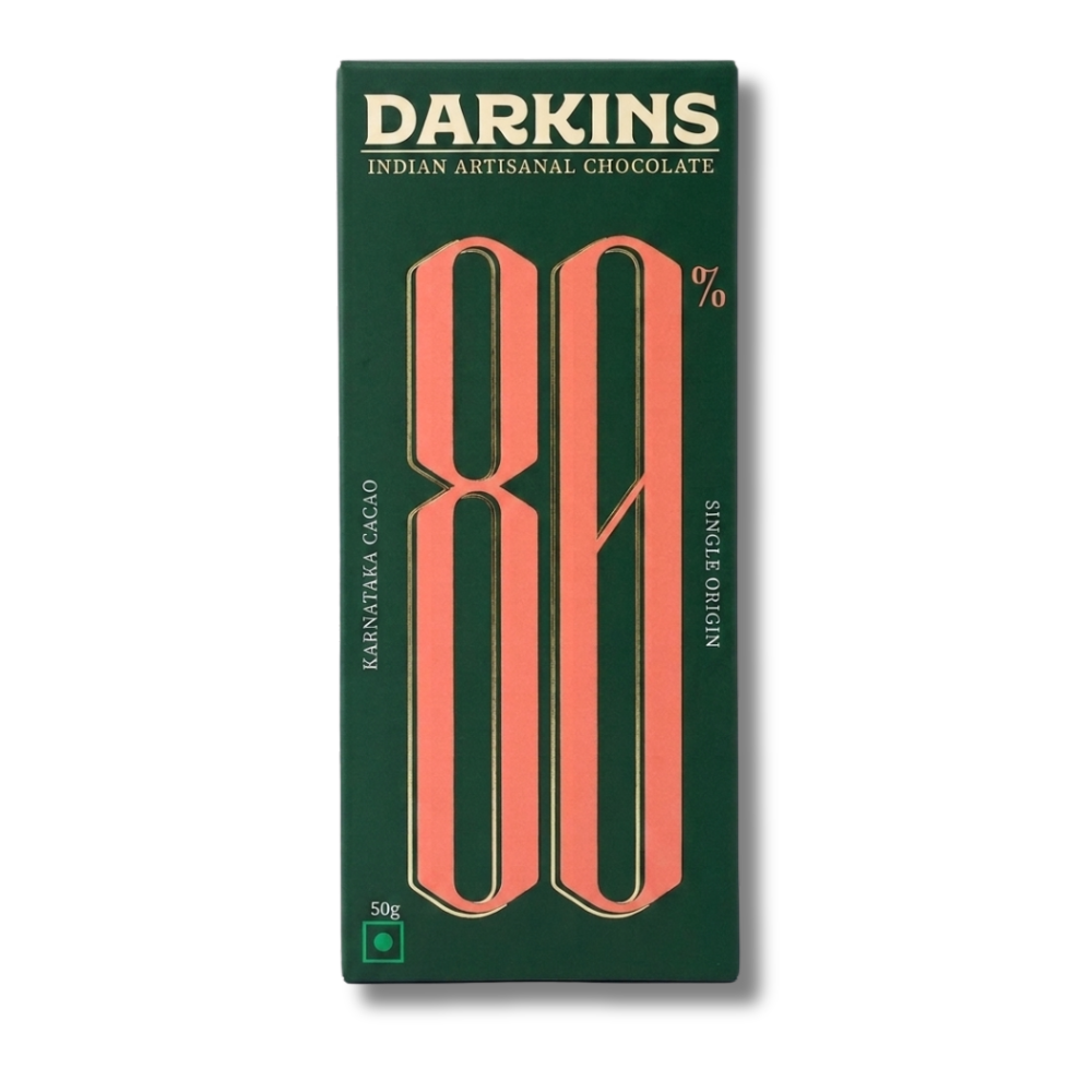 80% Single Origin Dark Chocolate- Karnataka – Darkins Chocolates
