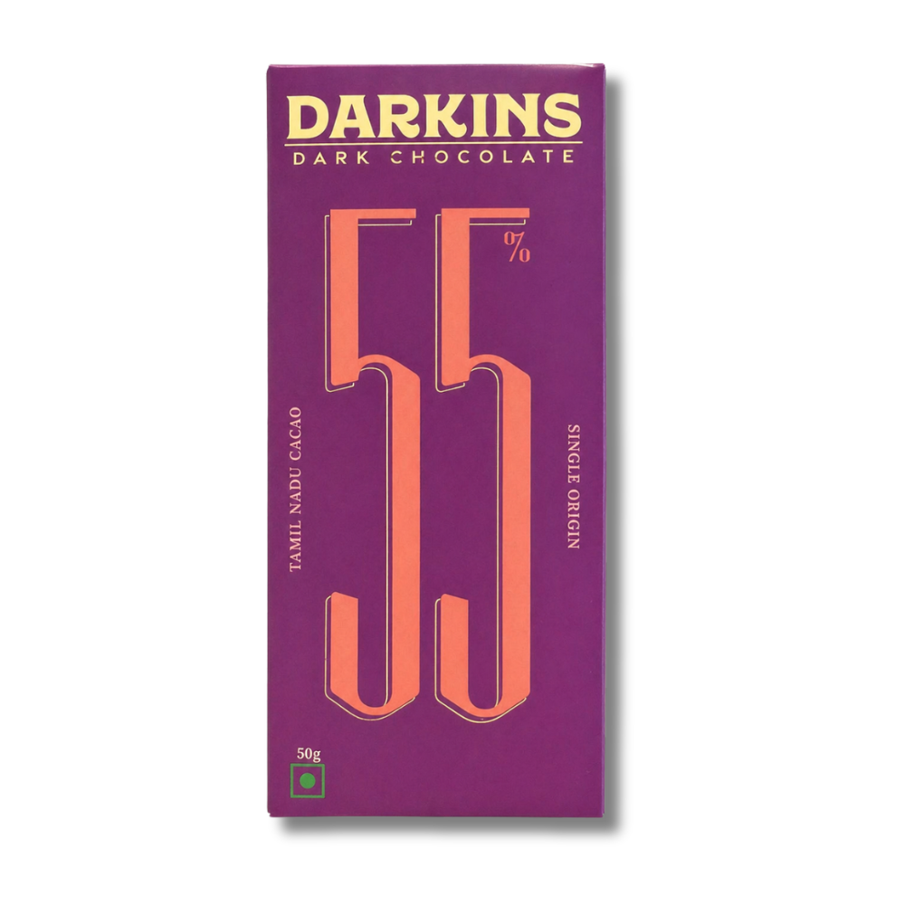 Load image into Gallery viewer, 55% Single Origin Dark Chocolate- Tamil Nadu - Darkins Chocolates