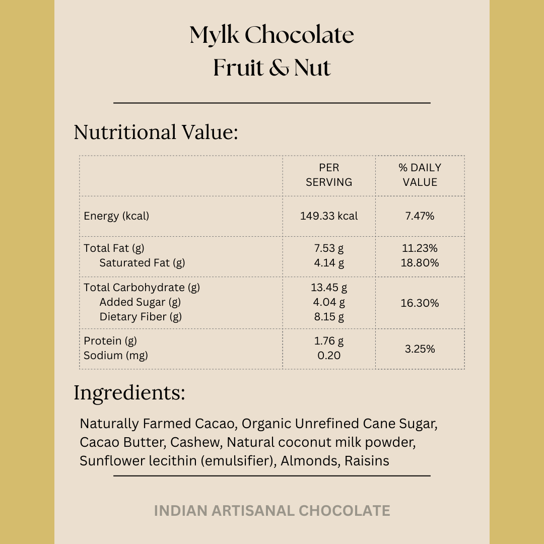 Mylk Chocolate with Fruit & Nuts - Darkins Chocolates
