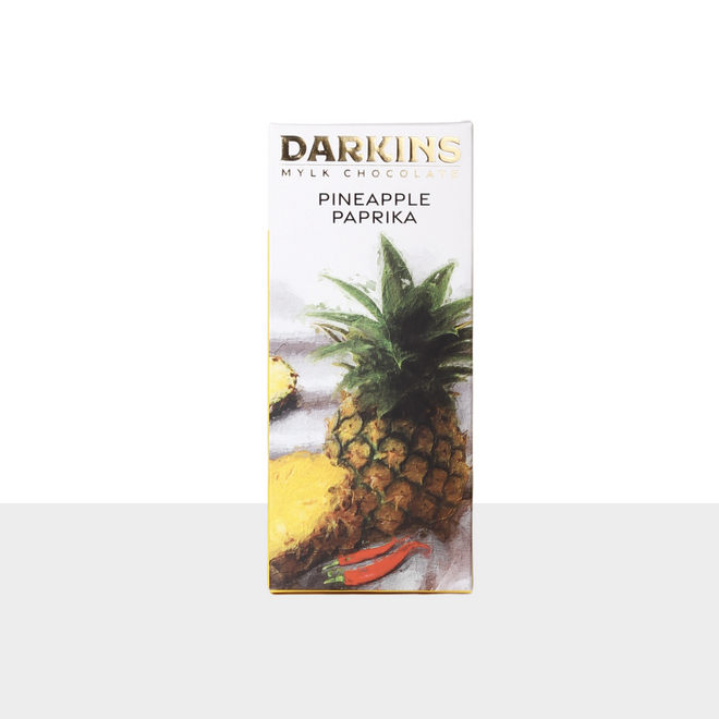 Mylk Chocolate with Pineapple & Paprika - Darkins Chocolates