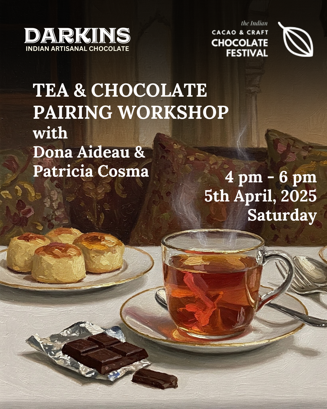 Tea & Chocolate Pairing Workshop - 5th April 2025