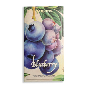 70% Dark Chocolate with Blueberries - Darkins Chocolates